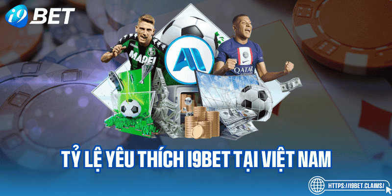 Tỷ lệ yêu thích I9bet tại Việt Nam